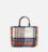 Bolso de mano Vanity mini lana tartan